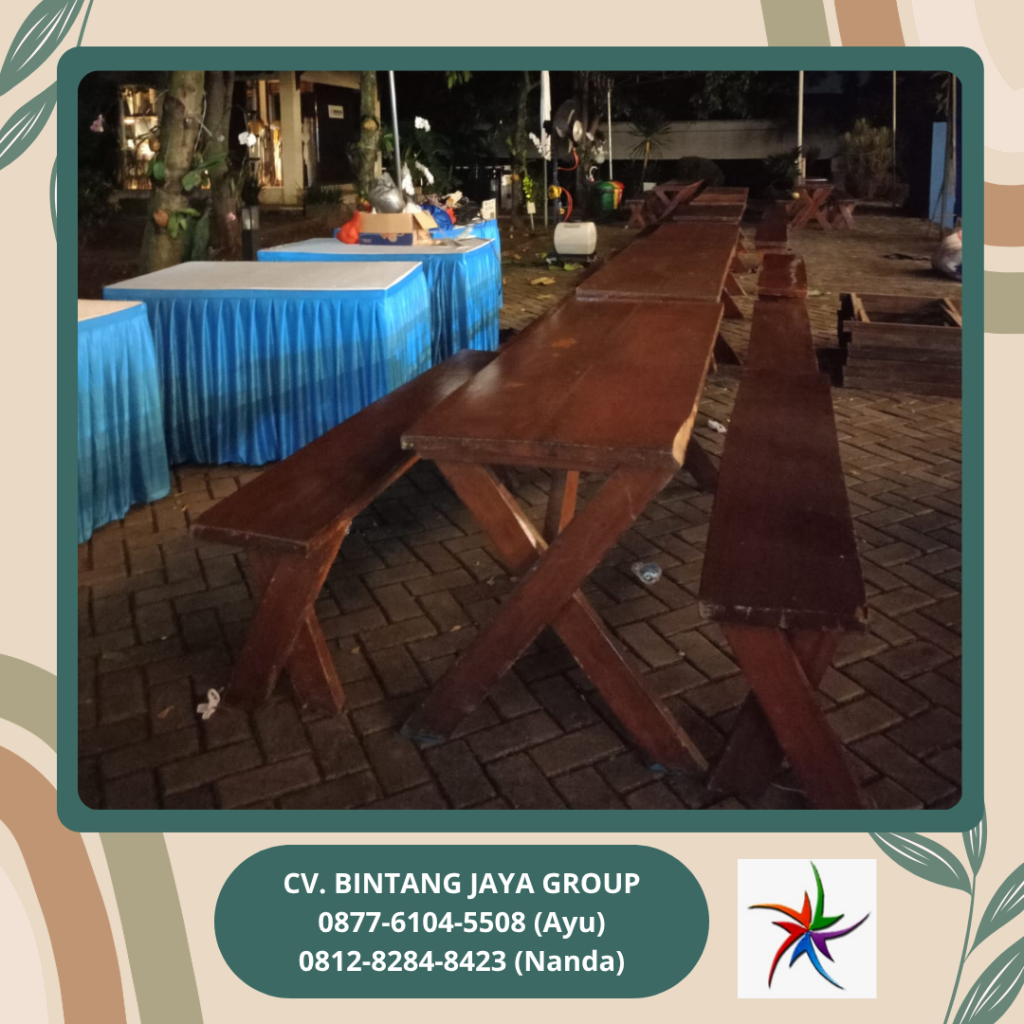 Jasa Sewa Kursi Meja Taman Kaki Silang Jakarta