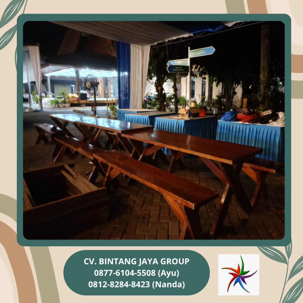 Jasa Sewa Kursi Meja Taman Kaki Silang Jakarta