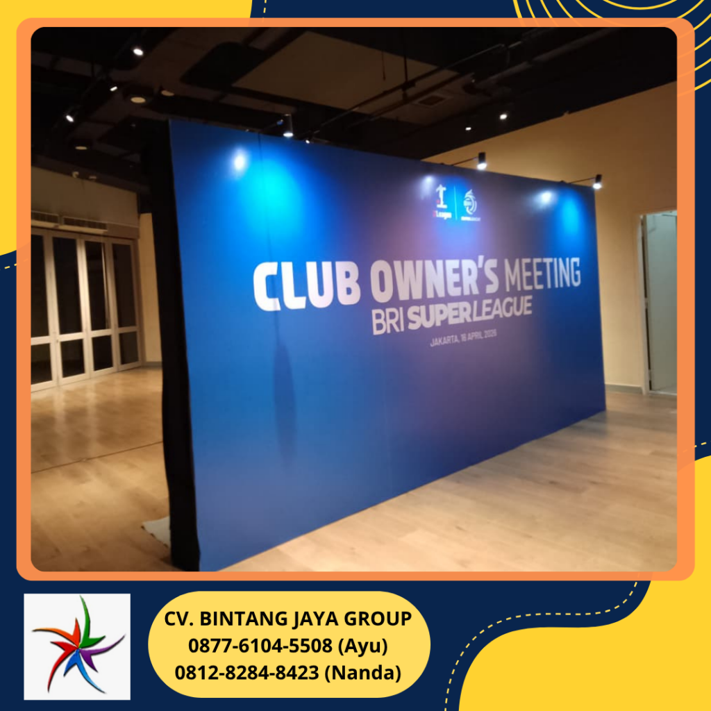 Sewa Backdrop Photobooth Discovery SCBD Jakarta