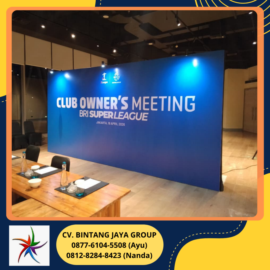 Sewa Backdrop Photobooth Discovery SCBD Jakarta