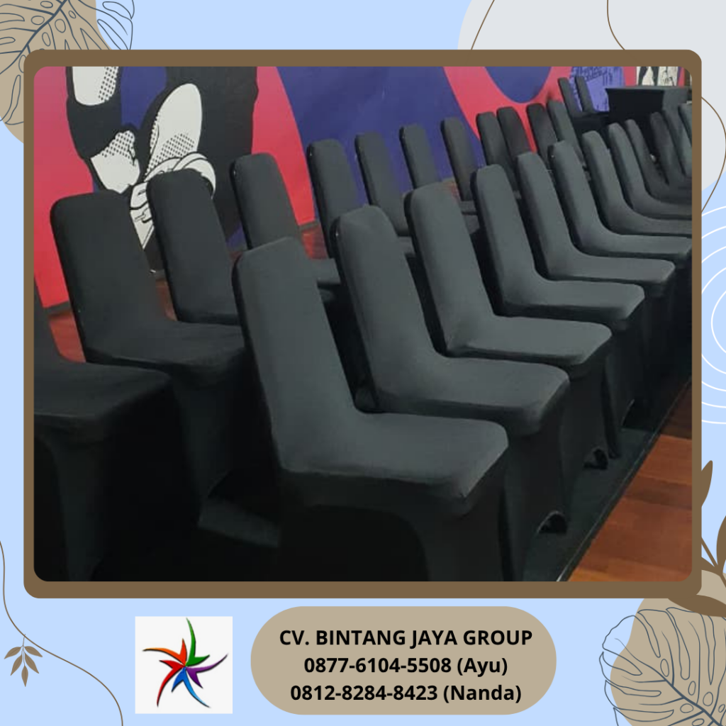 Sewa Kursi Cover Hitam Dan Meja Kotak Cover Hitam Bogor