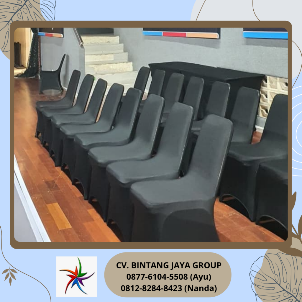 Sewa Kursi Cover Hitam Dan Meja Kotak Cover Hitam Bogor