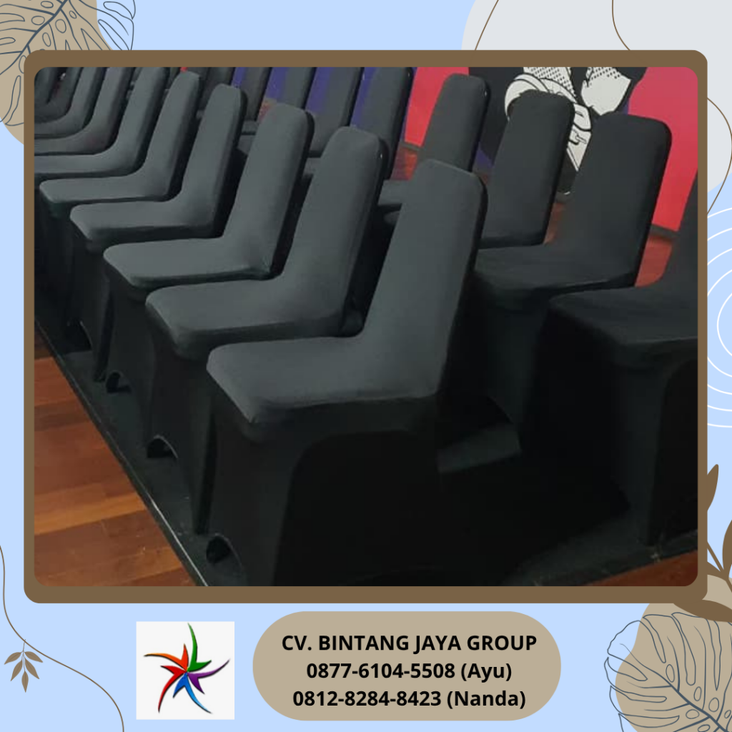 Sewa Kursi Cover Hitam Dan Meja Kotak Cover Hitam Bogor