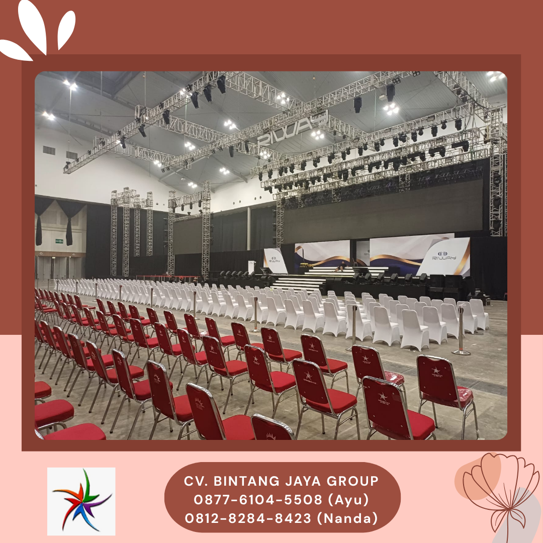 Sewa Kursi Event Full Cover Dan Polos Siap Kirim Area Jabodetabek