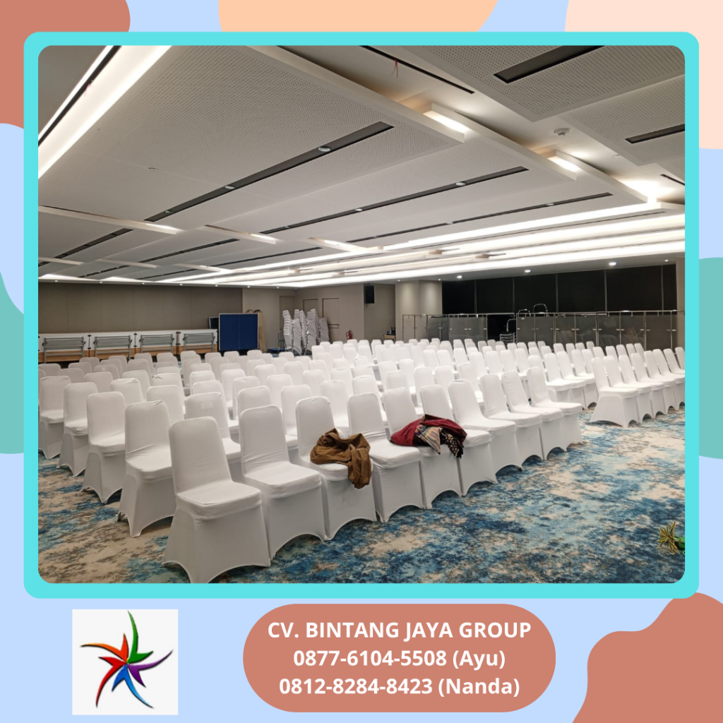 Sewa Kursi Event Sarung Kursi Ketat Putih Sudirman Center Jakarta