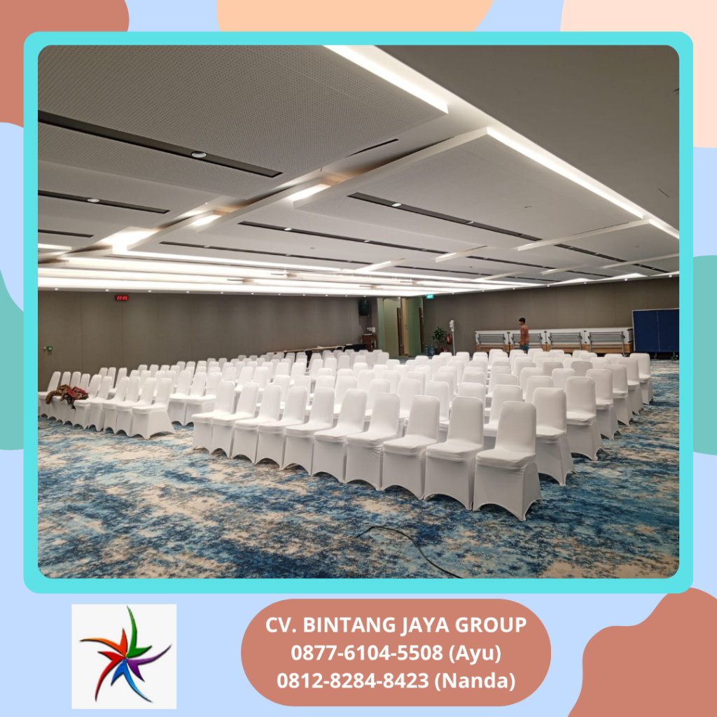 Sewa Kursi Event Sarung Kursi Ketat Putih Sudirman Center Jakarta