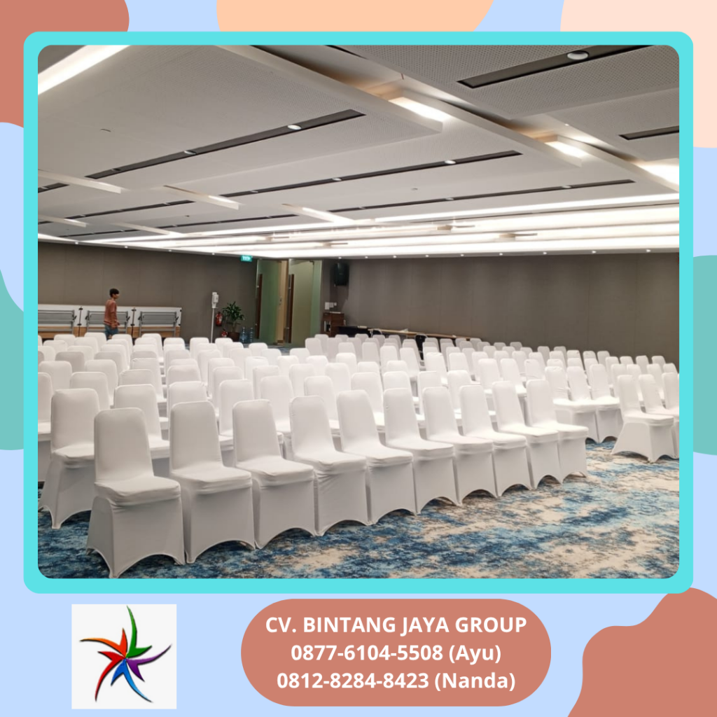 Sewa Kursi Event Sarung Kursi Ketat Putih Sudirman Center Jakarta