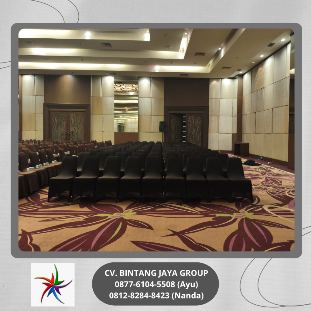 Sewa Kursi Event Type Stainless Cover Hitam Jakarta