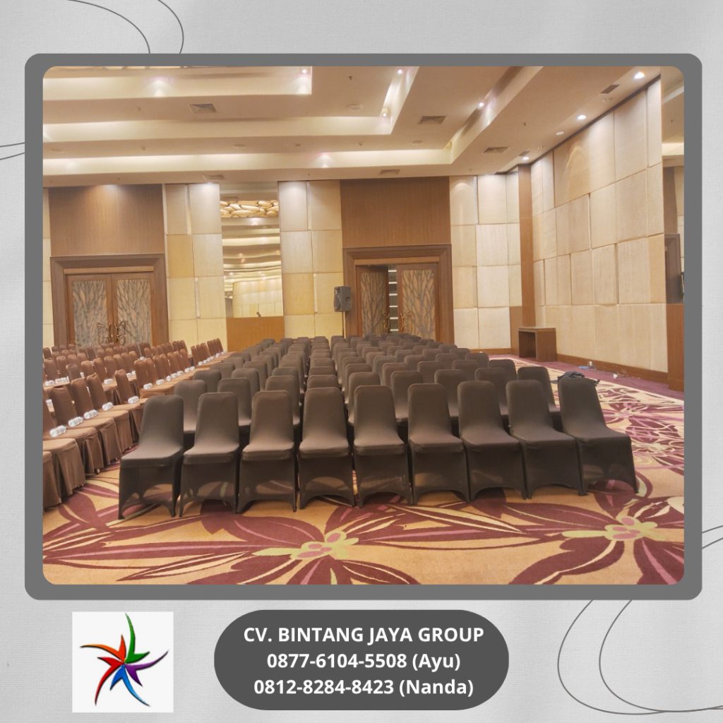 Sewa Kursi Event Type Stainless Cover Hitam Jakarta