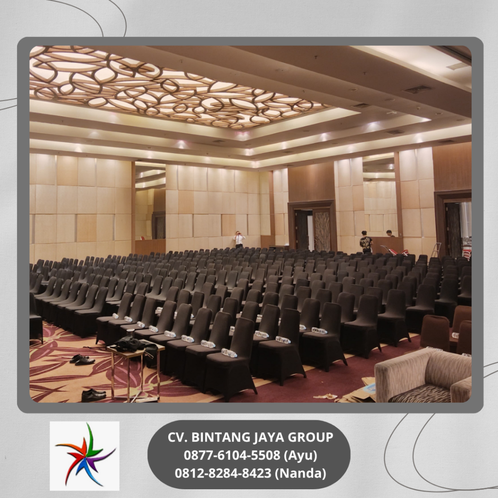 Sewa Kursi Event Type Stainless Cover Hitam Jakarta