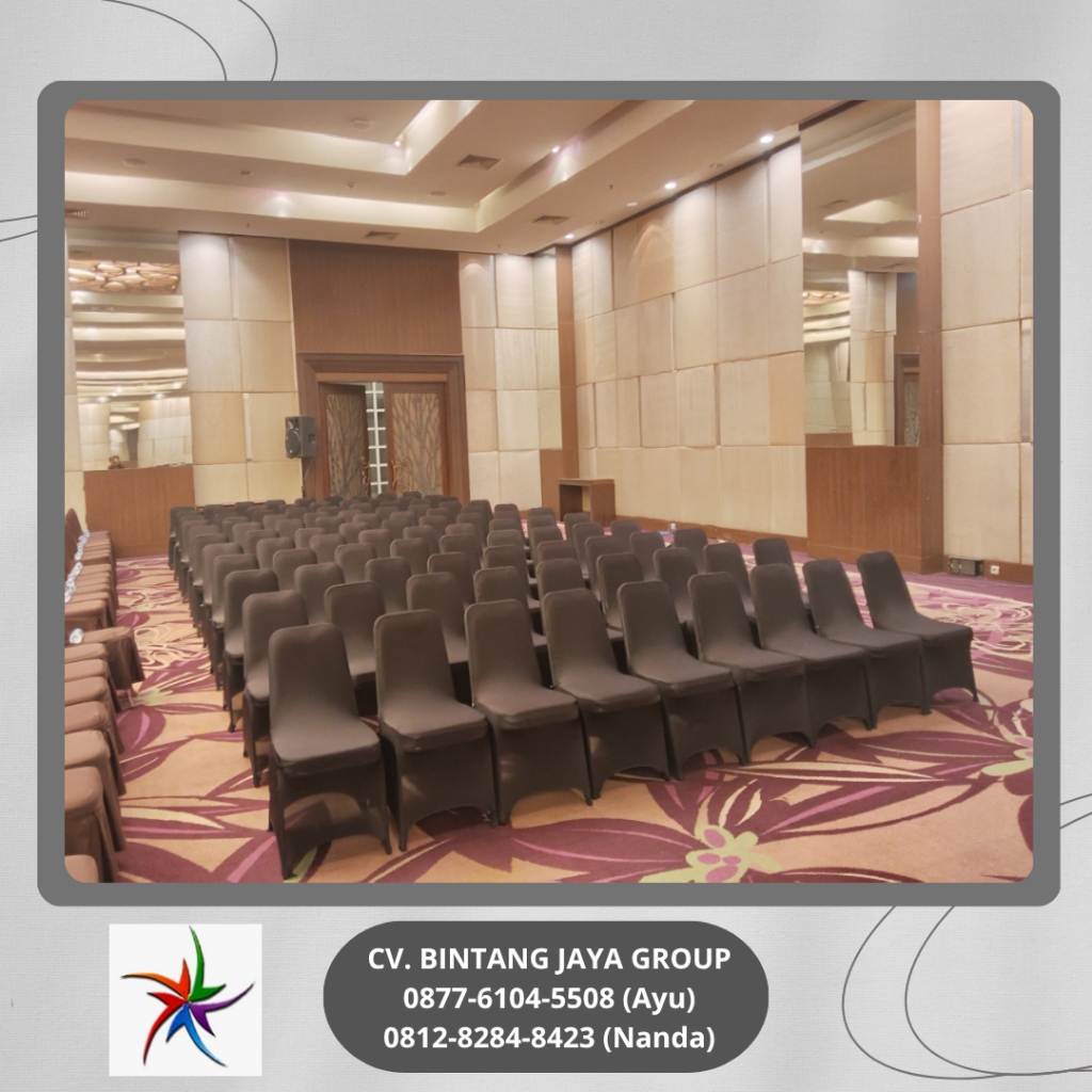 Sewa Kursi Event Type Stainless Cover Hitam Jakarta