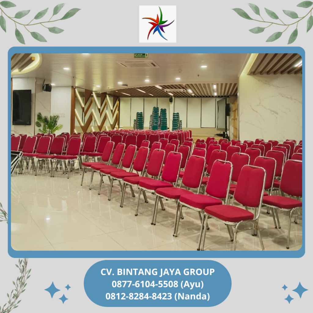 Sewa Kursi Futura Polos Warna Merah Jakarta