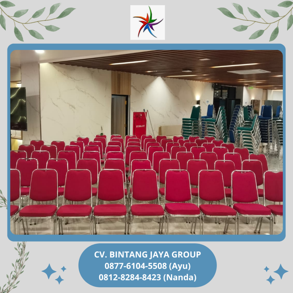 Sewa Kursi Futura Polos Warna Merah Jakarta