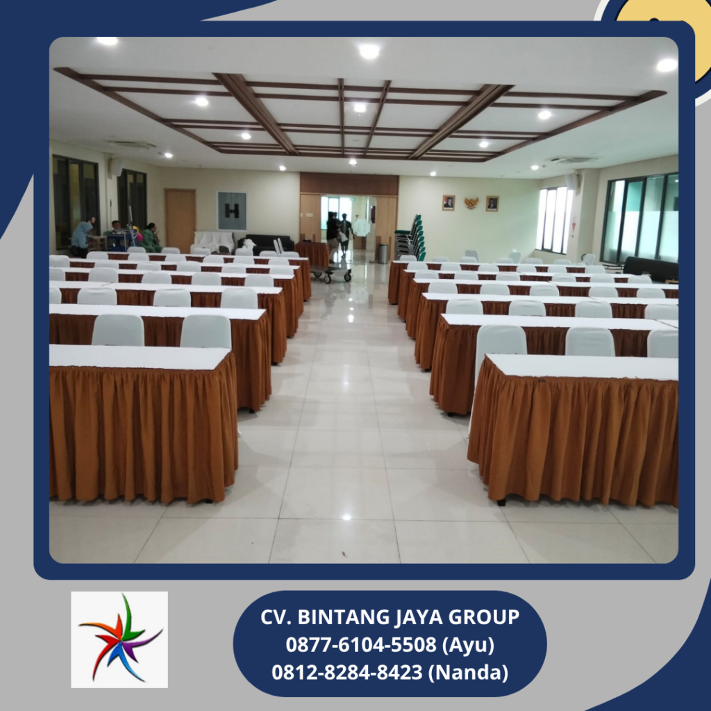 Sewa Meja Ibm Cover Dan Kursi Cover Putih Jakarta