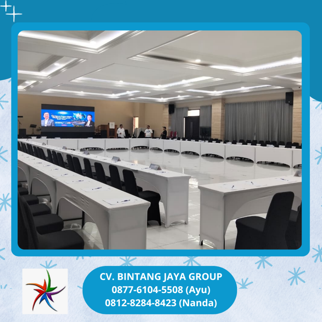 Sewa Meja Ibm Cover Putih Dan Kursi Futura Jakarta