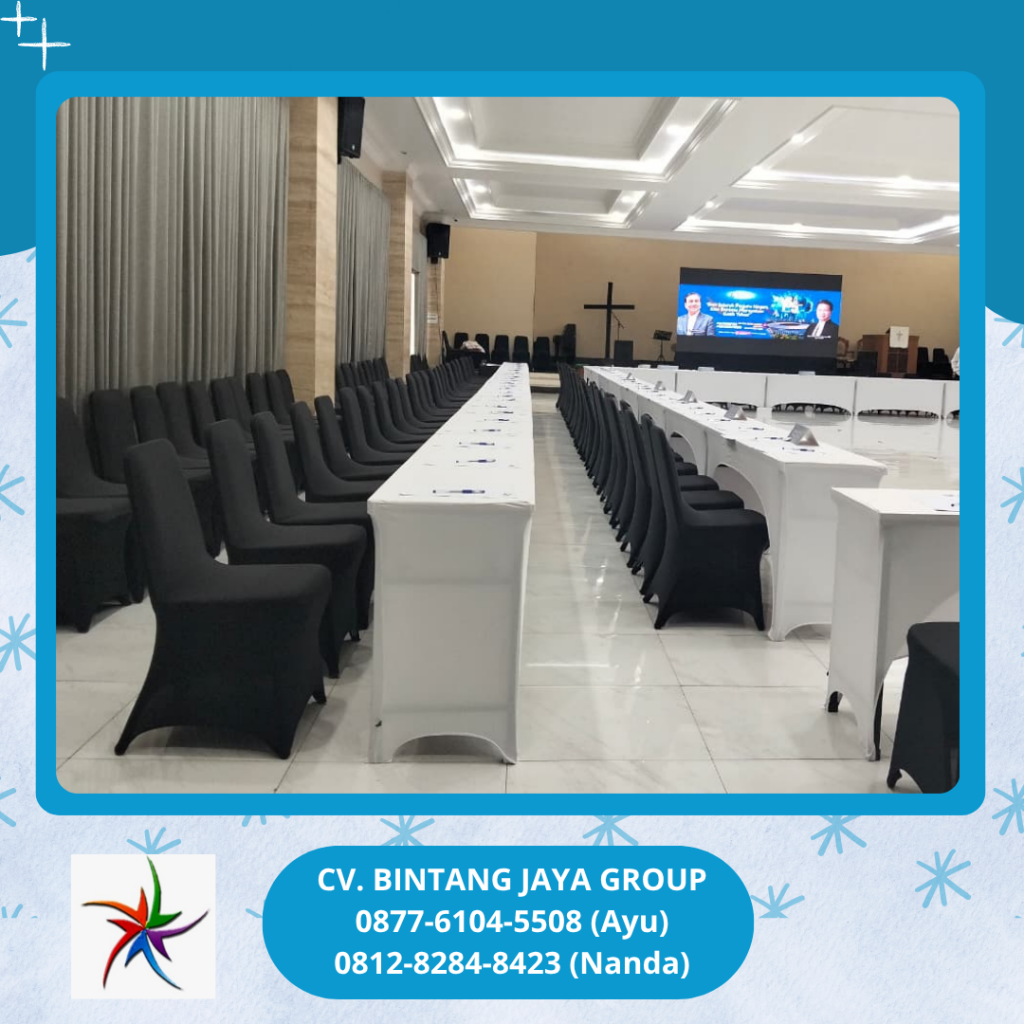 Sewa Meja Ibm Cover Putih Dan Kursi Futura Jakarta
