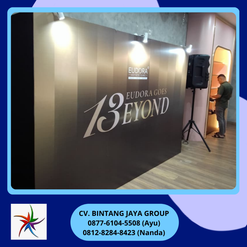 Sewa Backdrop Photobooth Lampu Spotlight Jakarta