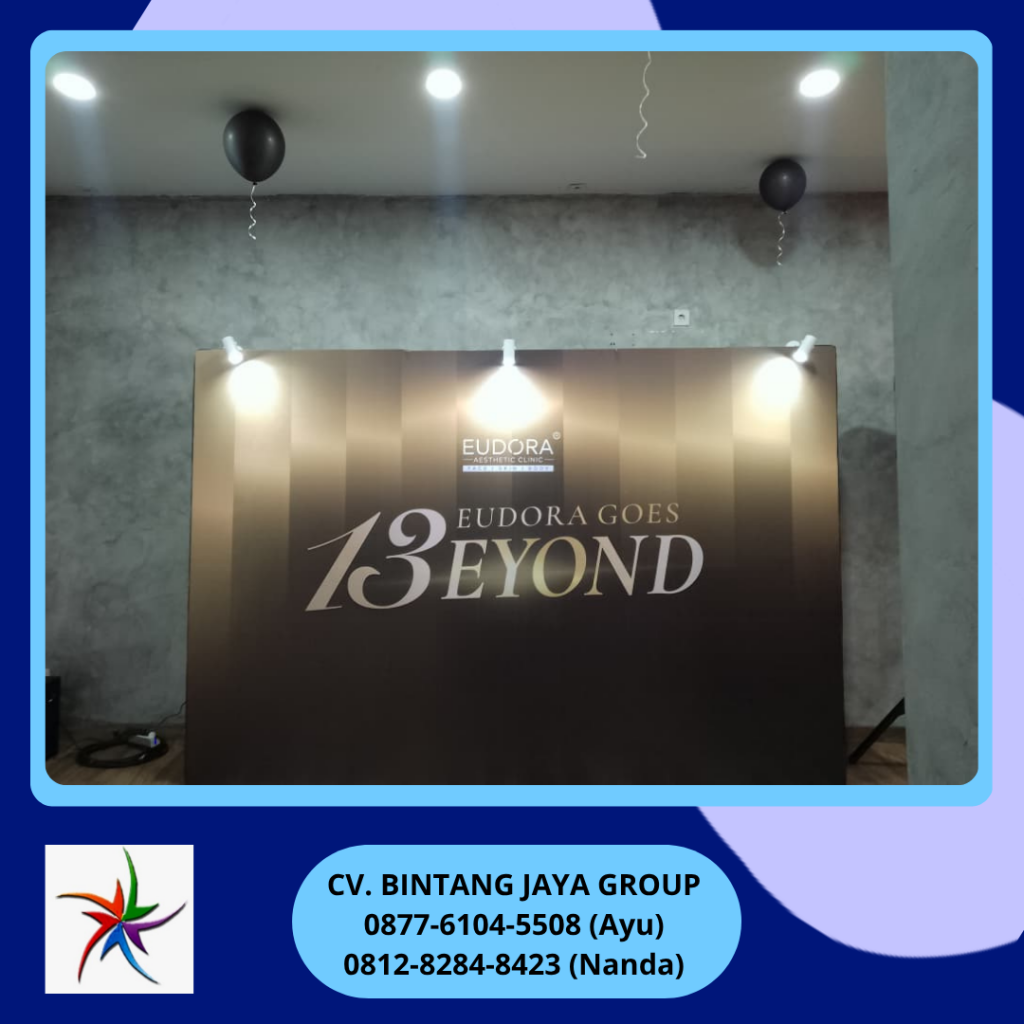 Sewa Backdrop Photobooth Lampu Spotlight Jakarta