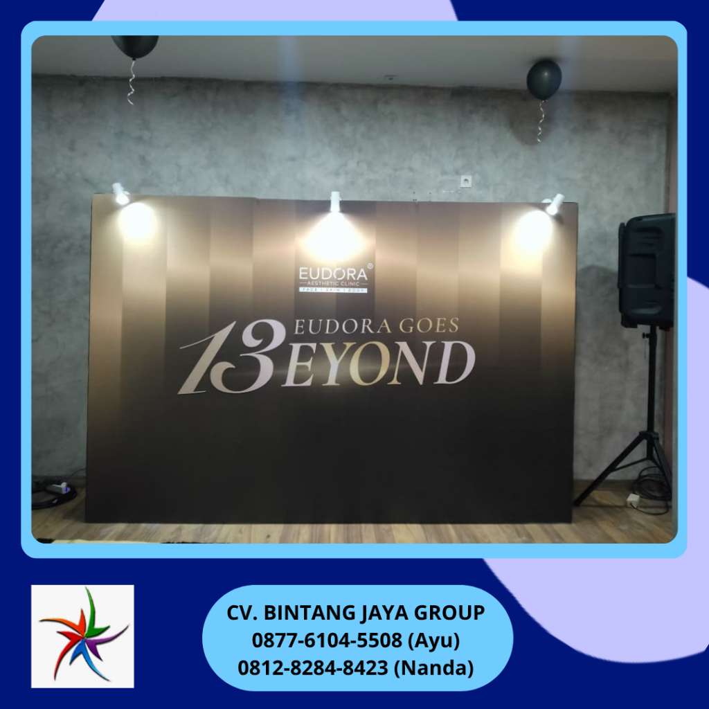 Sewa Backdrop Photobooth Lampu Spotlight Jakarta
