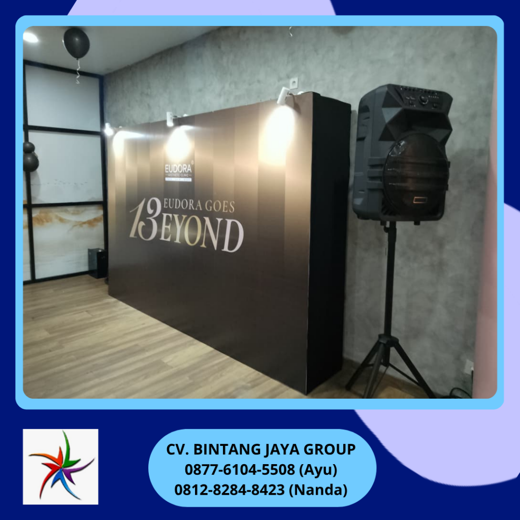 Sewa Backdrop Photobooth Lampu Spotlight Jakarta
