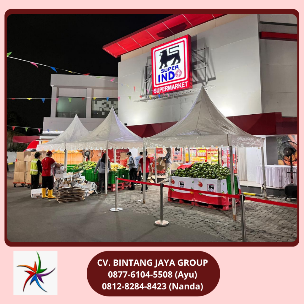 Rental Tenda Plafon,Sarnafil,Flooring,Backdrop Jakarta