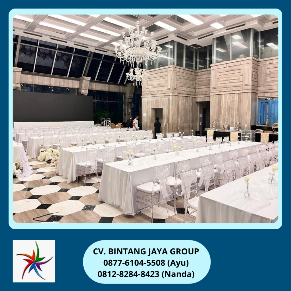 Sewa Kursi Acrylic Dan Meja Kotak Jakarta