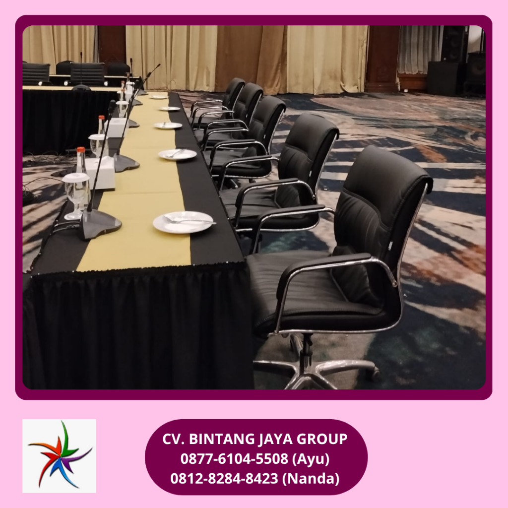 Sewa Kursi Direktur Dan Taplak Meja Model Skirting Jakarta
