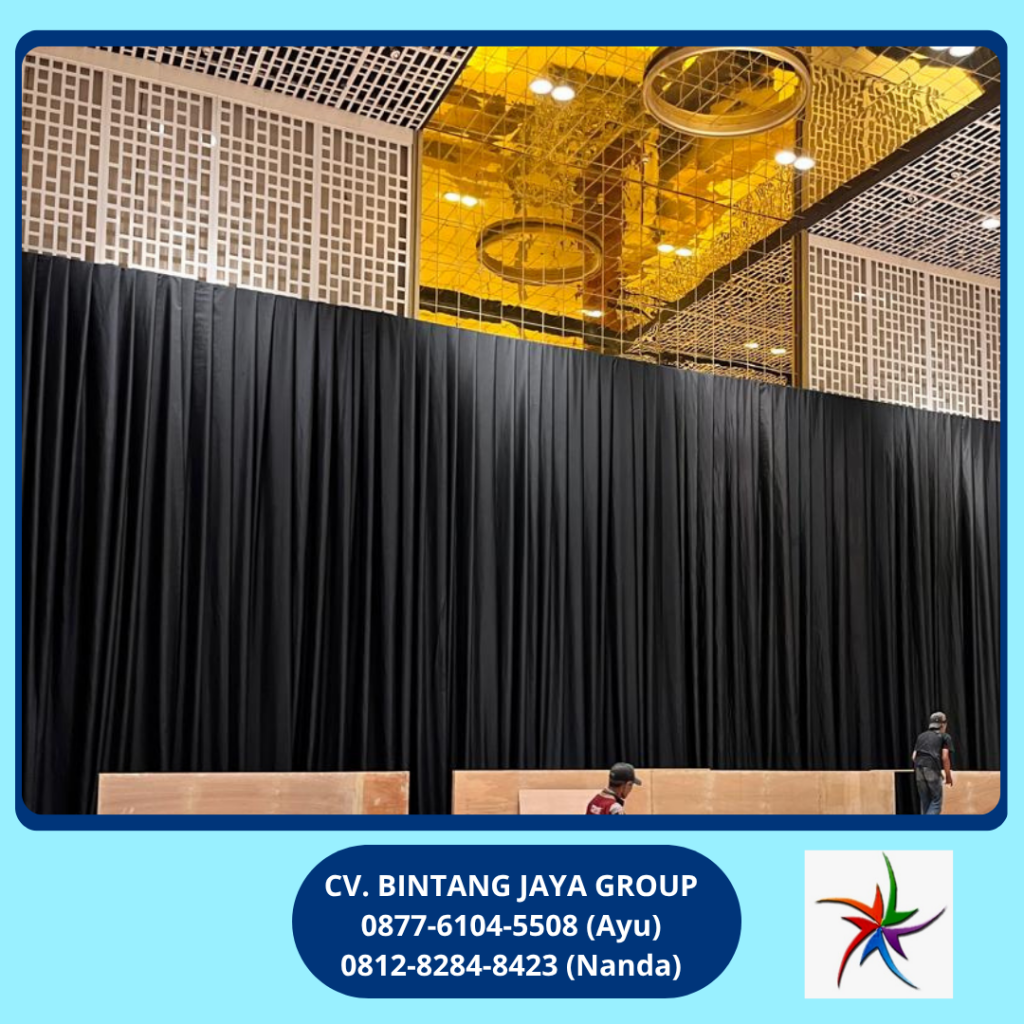 Rental Black Curtain Event Thamrin Nine Ballroom