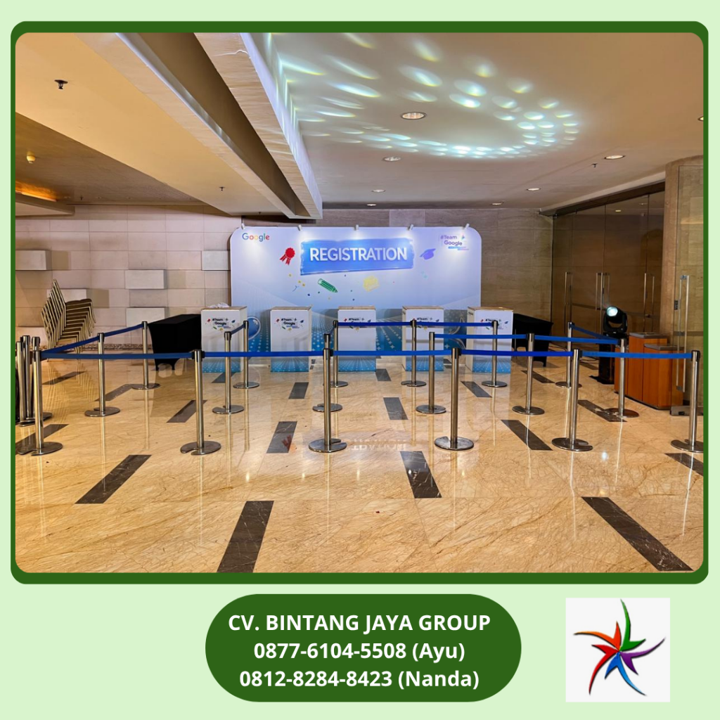Rental Qline Atau Tiang Antrian Stainless Jakarta