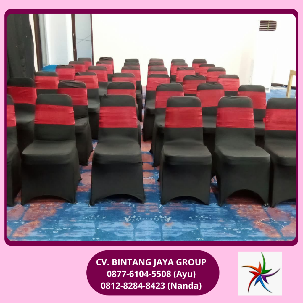 Sewa Kursi Futura Cover Hitam Jakarta 0877-6104-5508