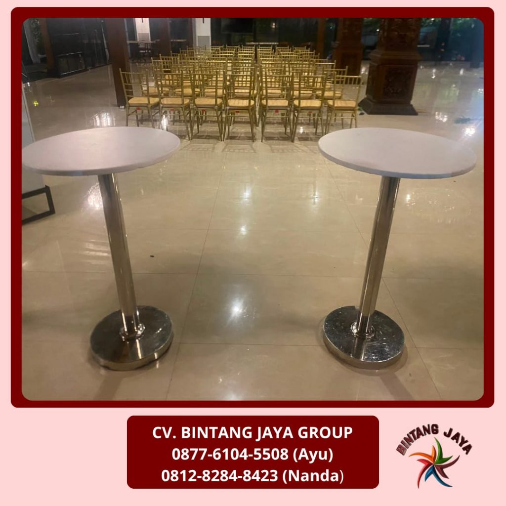 Sewa Kursi Tiffany Gold Dan Meja Barstool Jakarta 0877-6104-5508