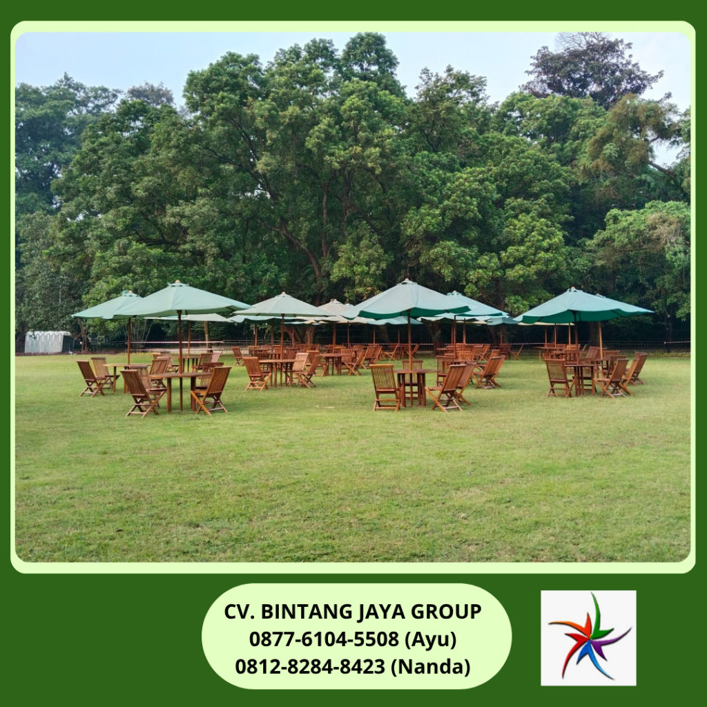 Sewa Meja,Kursi,Tenda Parasol Bogor 0877-6104-5508