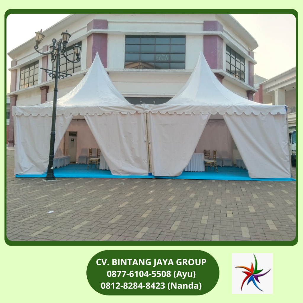 Sewa Tenda Kerucut Jakarta 0877-6104-5508