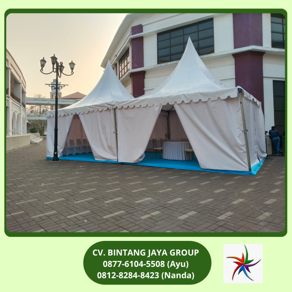 Sewa Tenda Kerucut Jakarta 0877-6104-5508