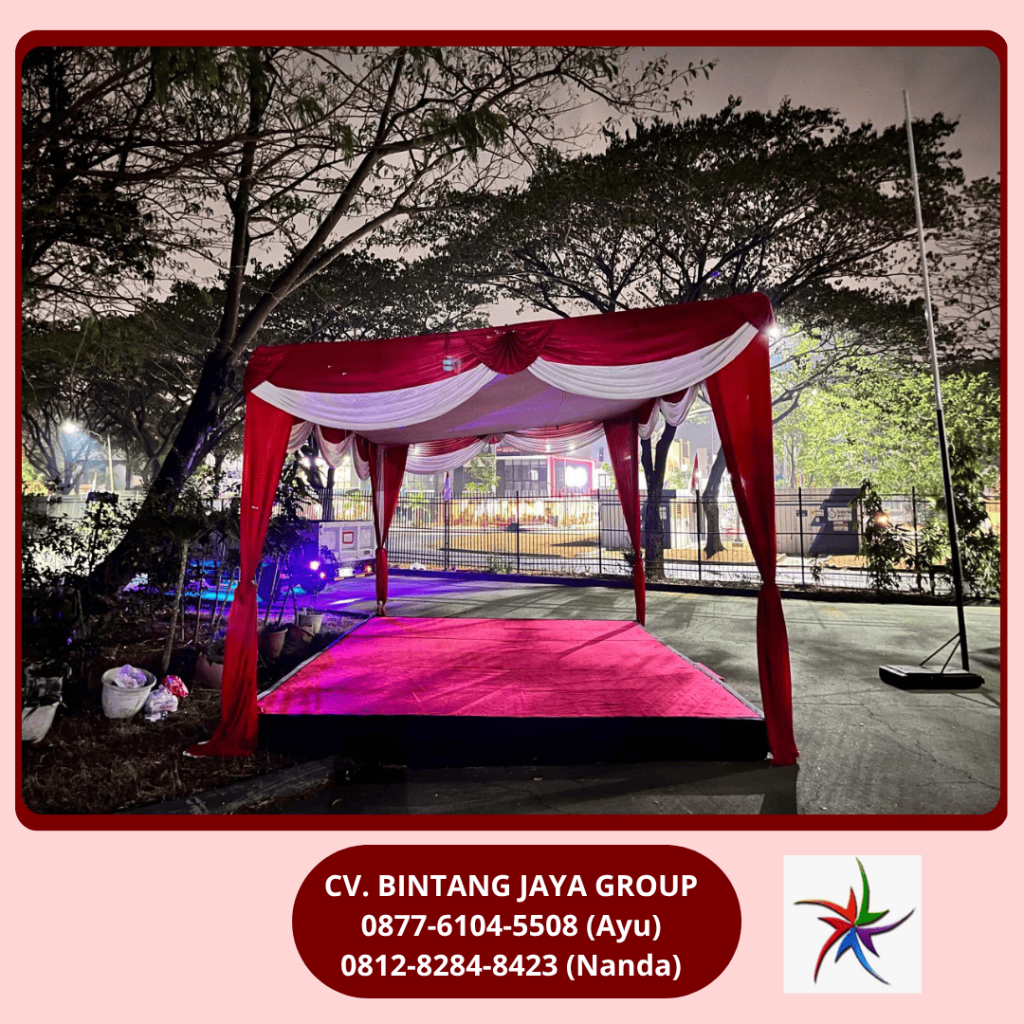 Sewa Tenda Panggung Merah Putih Jakarta 0877-6104-5508