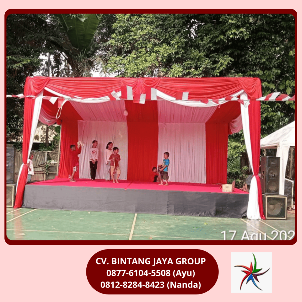 Sewa Tenda Panggung Merah Putih Jakarta 0877-6104-5508