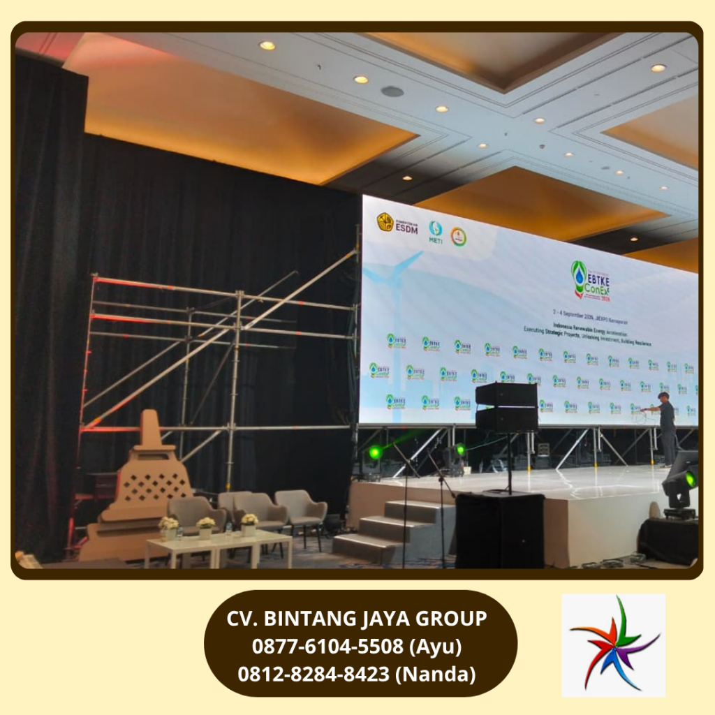 Jasa Sewa Tirai Hitam Jiexpo 0877-6104-5508