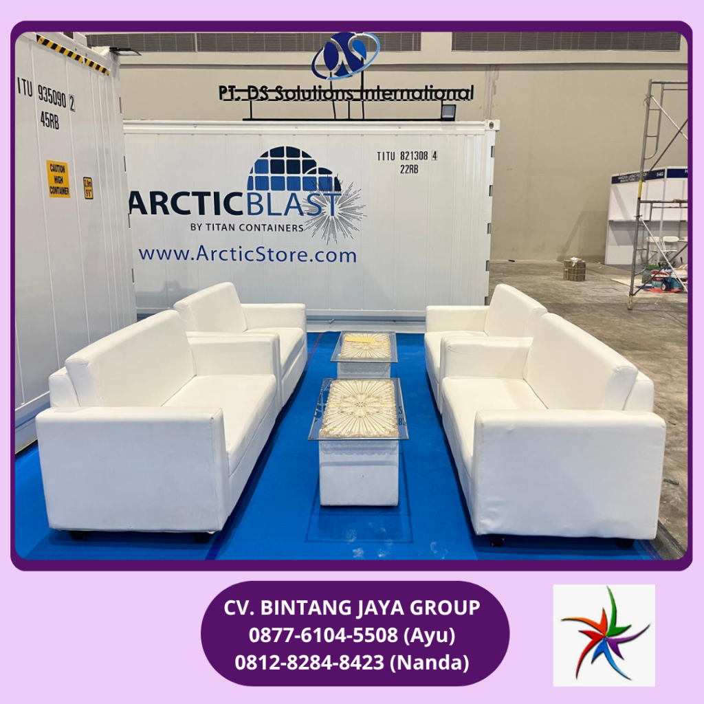 Rental Sofa Double Putih Jakarta 0819-4713-6526