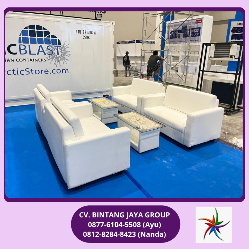 Rental Sofa Double Putih Jakarta 0819-4713-6526