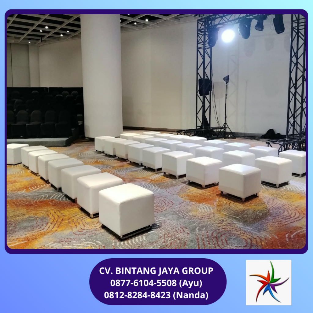 Sewa Kursi Puff Putih Jakarta 0877-6104-5508