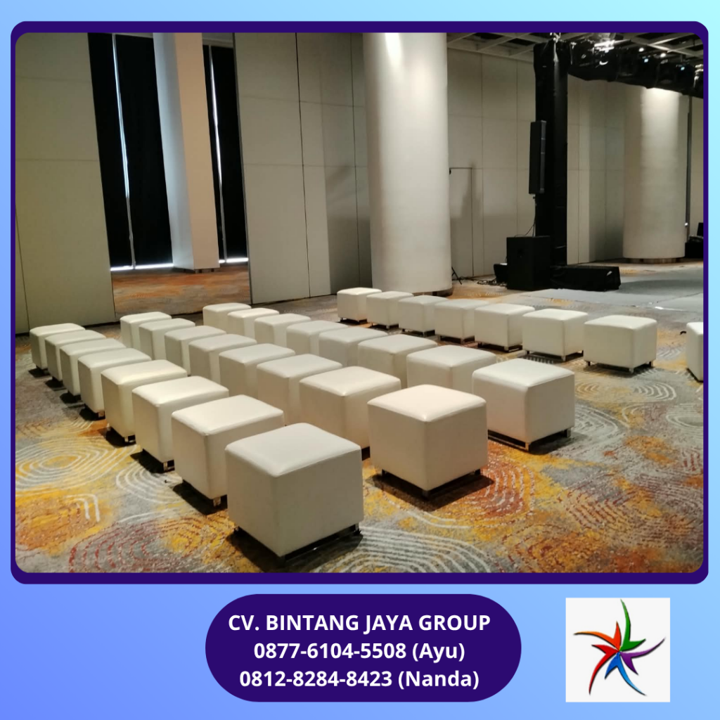 Sewa Kursi Puff Putih Jakarta 0877-6104-5508