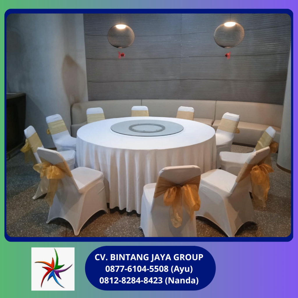 Sewa Round Table Set Lazy Susan,Kursi Jakarta