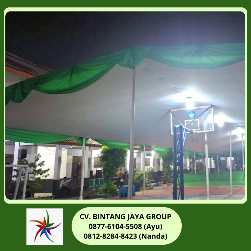 Sewa Tenda Plafon Rumbai Hijau Bekasi 0878-8012-5555