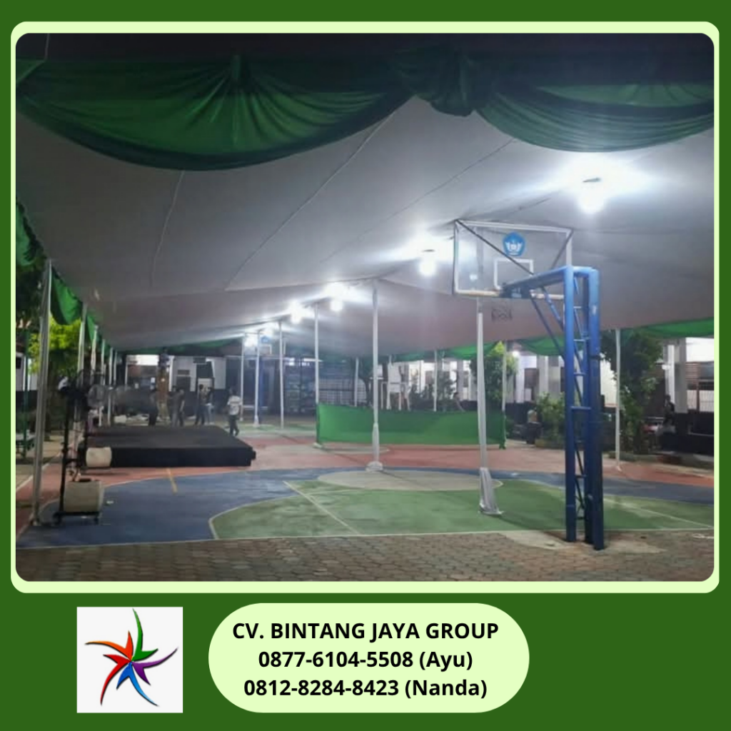 Sewa Tenda Plafon Rumbai Hijau Bekasi 0878-8012-5555