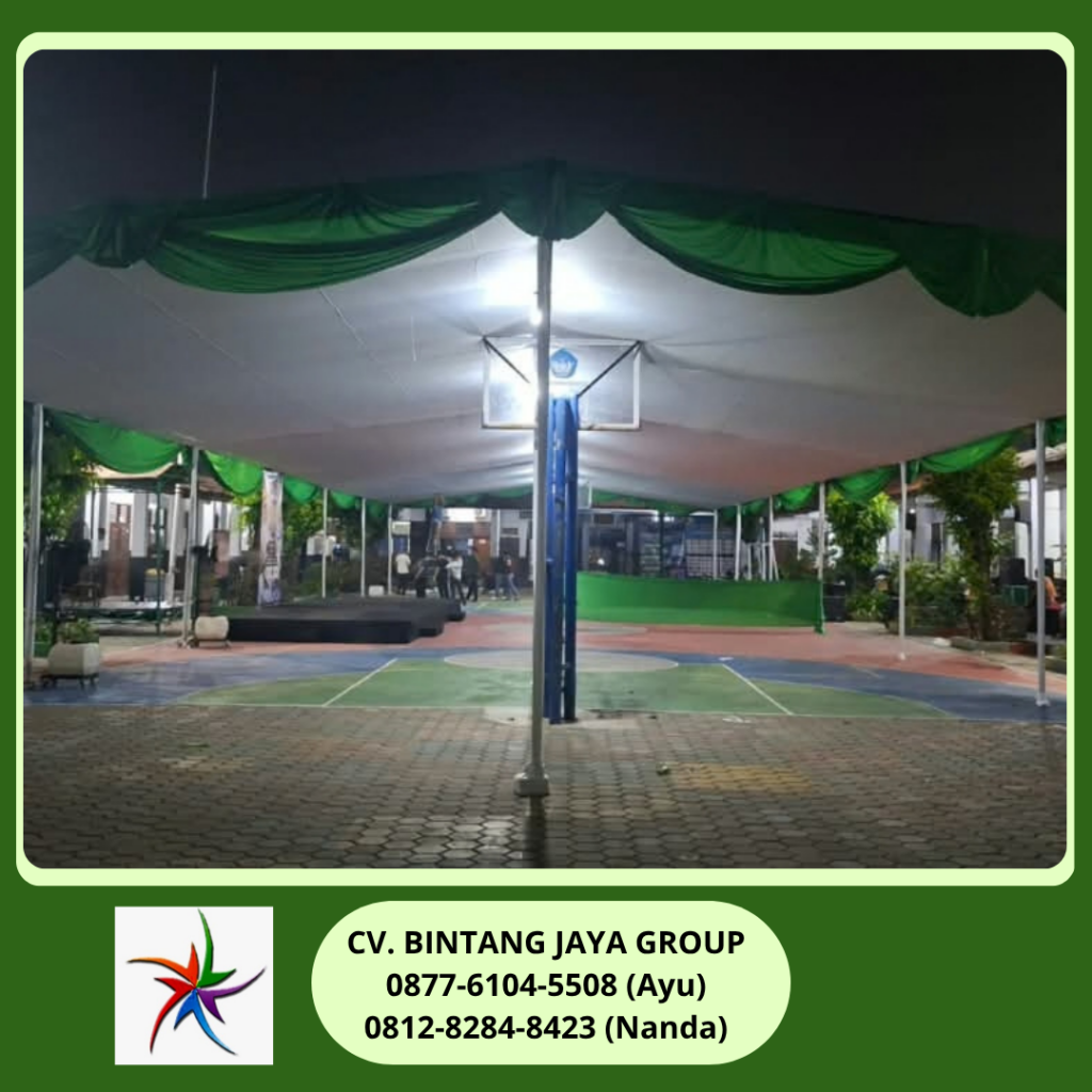 Sewa Tenda Plafon Rumbai Hijau Bekasi 0878-8012-5555