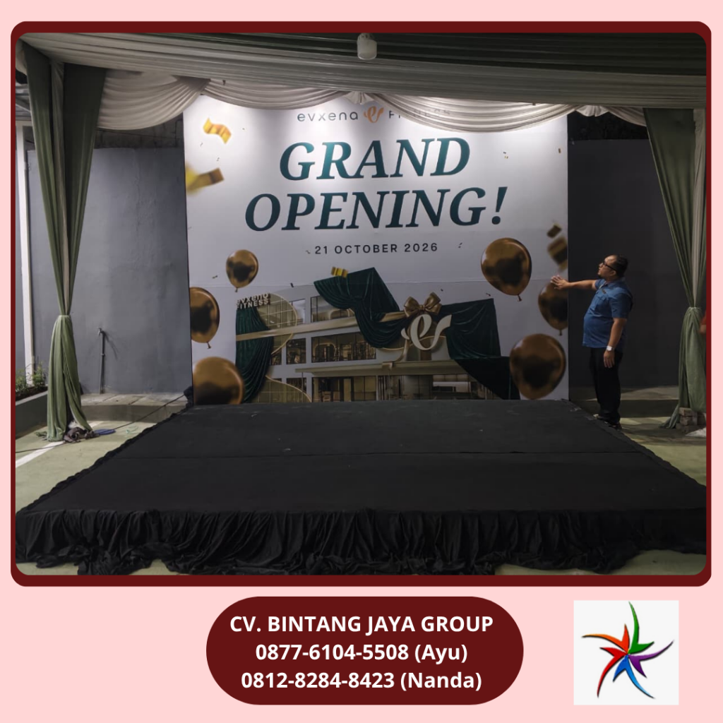 Rental Backdrop flexy Printing Jakarta 0878-8012-5555