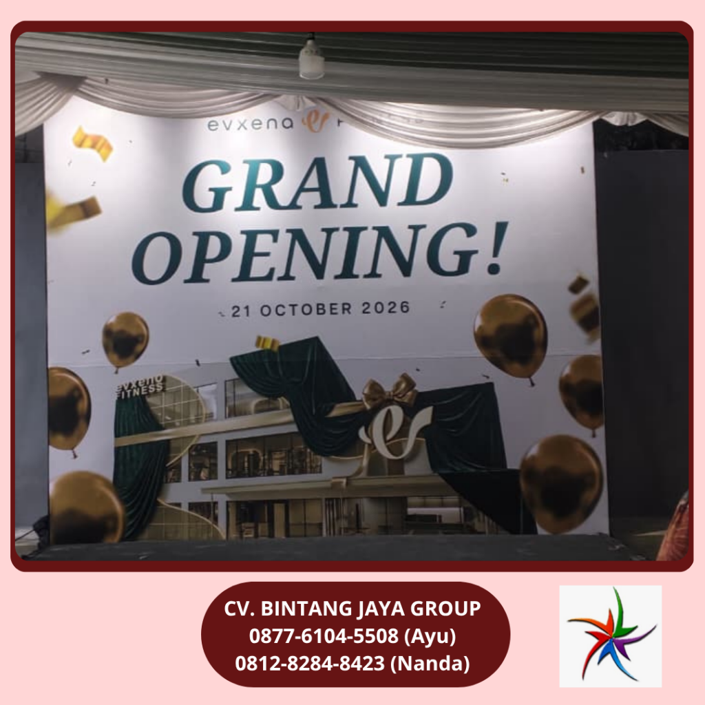 Rental Backdrop flexy Printing Jakarta 0878-8012-5555