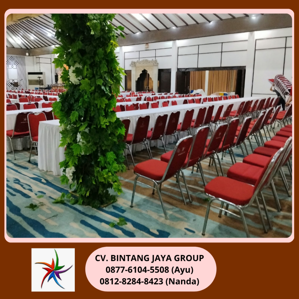 Rental Meja Kotak Dan Kursi Event Futura Jakarta 0878-8012-5555