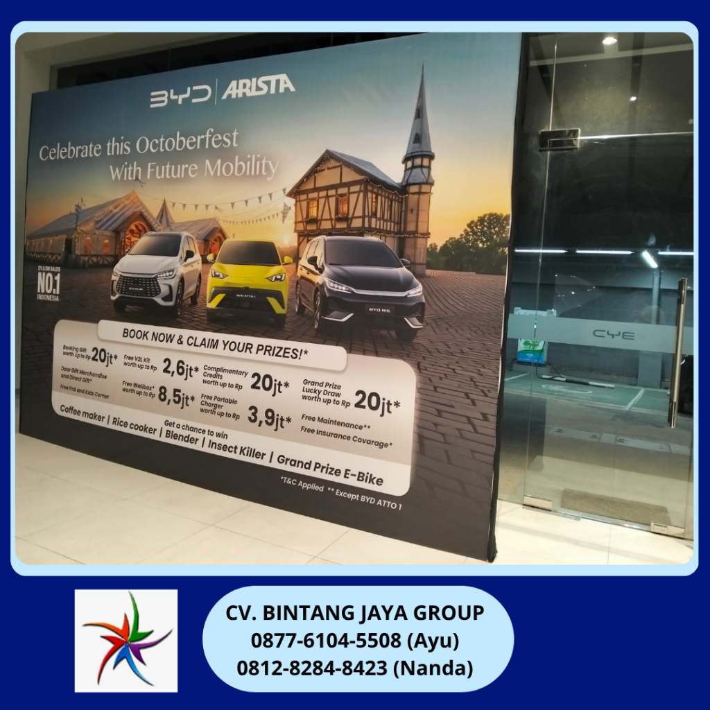 Sewa Backdrop Event BYD Arista Sentul Bogor 0877-6104-5508