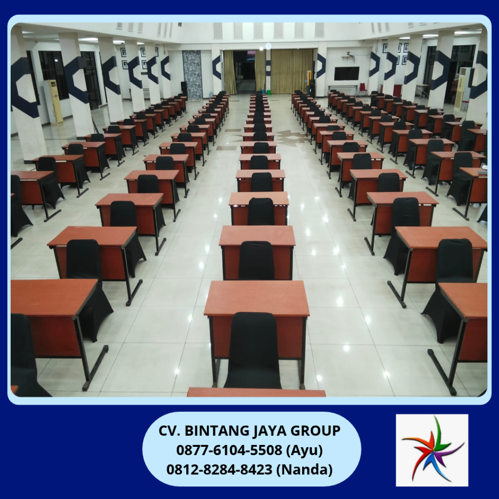 Sewa Meja Test HPL Event Bea & Cukai Jakarta